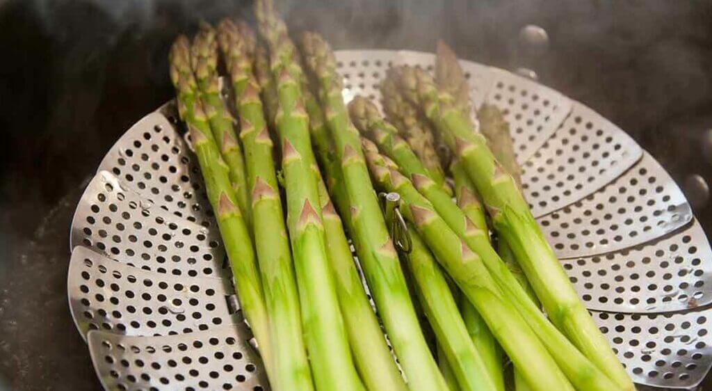 cuisson asperges vertes à la vapeur