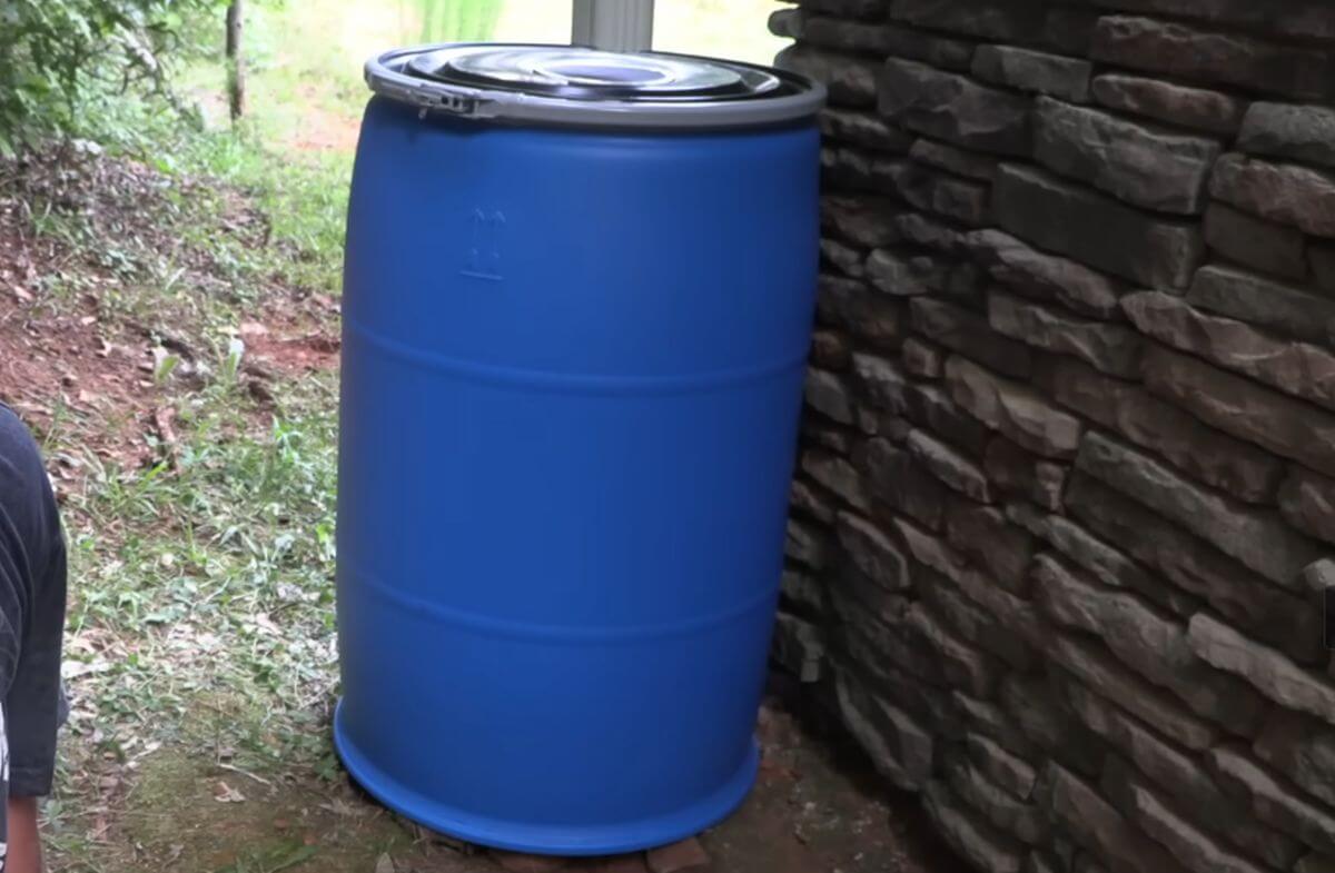 récupérateur eau de pluie DIY