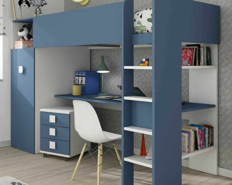 Lit superposé et bureau en même temps : Maximiser l&rsquo;espace dans la chambre enfant