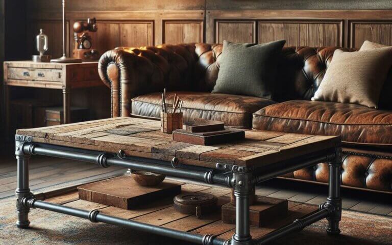Table basse industrielle vintage : Ajoutez une touche d&rsquo;élégance dans votre intérieur